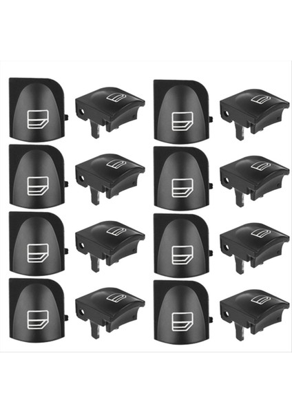 Pencere Anahtarı Düğmesi Mercedes Benz W203 W208 C Clk Sınıf Ön Sol+Sağ Pencere Anahtarı Onarım Düğmesi Kapakları (Yurt Dışından) modelleri