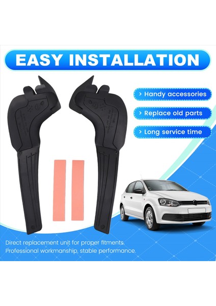 Araba Ön Cam Silecek Yan Kovası Çamurluk Su Deflektörü Kapak 6R0819447B Vw Polo Için 6B0819448B 2011-2018 (Yurt Dışından) fırsatları