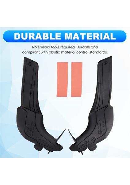 Araba Ön Cam Silecek Yan Kovası Çamurluk Su Deflektörü Kapak 6R0819447B Vw Polo Için 6B0819448B 2011-2018 (Yurt Dışından) indirimleri