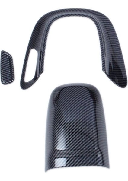 Araba Ön Koltuk Başlık Trim Kapak Çerçevesi Panel Panel Koruyucusu Benz C Sınıfı W206 2022+ X254 Glc 2023 (Karbon) (Yurt Dışından)