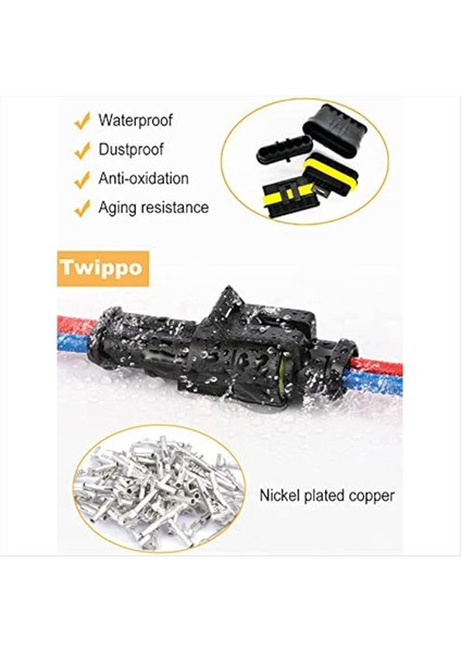 800PCS Otomotiv Elektrik Konektörleri Otomotiv Elektrik Te Konektörleri Fiş Kiti 1/2/3/4/5/6 Pin Konektörler (Yurt Dışından) modelleri