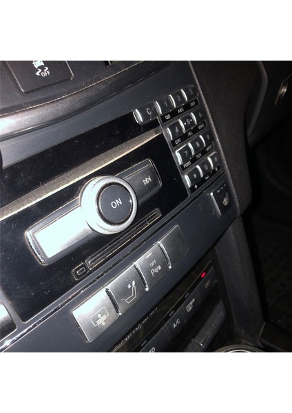 Araba Merkezi Konsol Cd&#39 Si Multimedya Düğme Çerçevesi Mercedes Benz E Sınıfı W212 2010-2011 (Gümüş) (Yurt Dışından) indirimleri