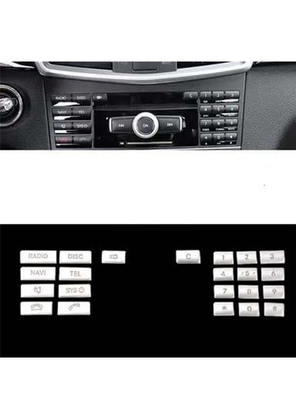 Araba Merkezi Konsol Cd&#39 Si Multimedya Düğme Çerçevesi Mercedes Benz E Sınıfı W212 2010-2011 (Siyah) (Yurt Dışından) fırsatları