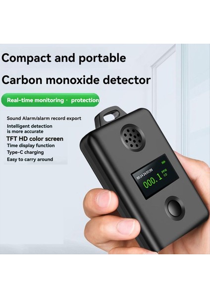 Mini Akıllı Wifi Mini Co Dedektörü Kapalı Hava Si Monitörü Portabl Co Sıcaklık Nem Ölçer Monitörü Co Test Cihazı (Yurt Dışından) modelleri