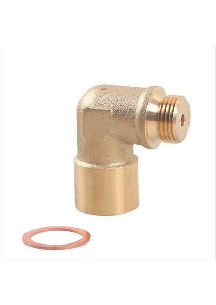 5pcs M18X1 5 90 Derece Araba Oksijen Sensörü Genişletici Pirinç Oksijen Sensör O2 Sensör Adaptörü Oksijen Sensör Konnektörü (Yurt Dışından) indirimleri