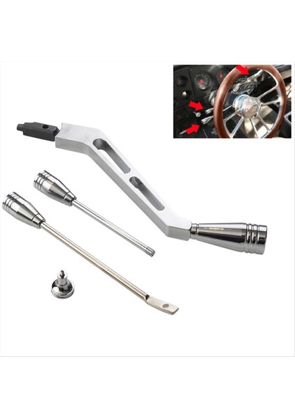 Araba Aksesuar Kaynatıcı Kol Turn Sinyal Tehke Botları Chevrolet Buick Cadillac Pontiac Için Tilt Kit 1967-1994 Gümüş (Yurt Dışından) modelleri