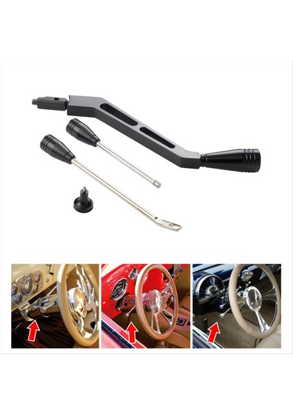 Araba Aksesuar Kaynatıcı Kol Turn Sinyal Tehke Botları Chevrolet Buick Cadillac Pontiac Için Tilt Kit 1967-1994 Gümüş (Yurt Dışından) indirimleri