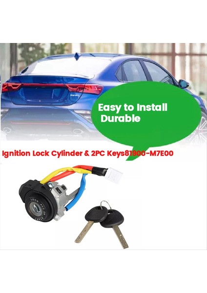 Araç Kapısı Ateşleme Anahtarı Kit Sindir 2 Anahtar 81900-M7E00 Kia Seltos Soul Forte 2019-2023 81991-35240 81900M7E00 (Yurt Dışından) fiyatları