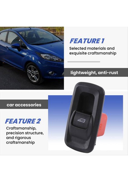 Güç Penceresi Kontrol Anahtarı 8A6T14529AA 8A6T-14529-AA Ford Fıesta Vı 1 25 1 4 1 6 2008-2013 Araç Aksesuarları (Yurt Dışından) fırsatları