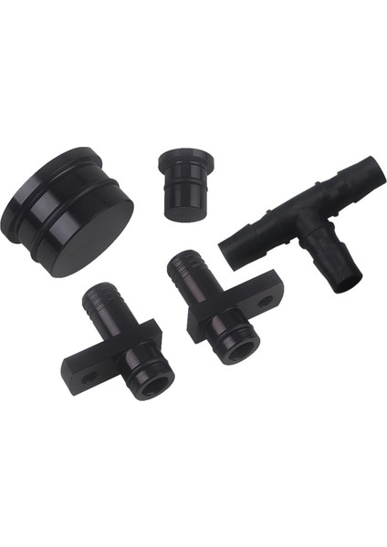 2004-2010 Duramax Dizel 6 6l Siyah Için Pcv Reroute &amp Rezonatör Kiti (Yurt Dışından)