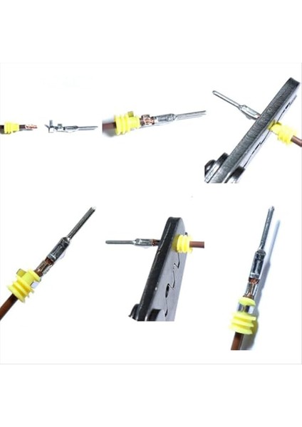 600PCS 1 8/2 2/2 8mm Araç Elektriksel Terminal Konektörleri Otomotiv Tel Pimi Çıkarma Kiti Yalıtılmamış Erkek Kadın Kıvrım (Yurt Dışından) modelleri