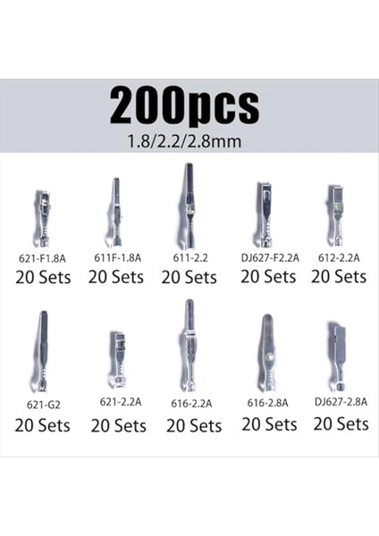 600PCS 1 8/2 2/2 8mm Araç Elektriksel Terminal Konektörleri Otomotiv Tel Pimi Çıkarma Kiti Yalıtılmamış Erkek Kadın Kıvrım (Yurt Dışından) fırsatları