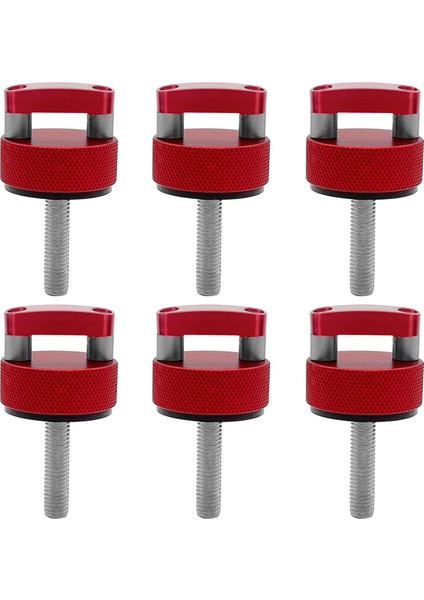 6pcs Hardtop Cıvatalar Vidalı Hızlı Çıkarma Bağlantı Elemanı Başparmak Vidalı Somun Kiti Jk 2007-20018 Jl 2018-2022 (Yurt Dışından)