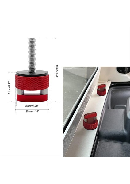 6pcs Hardtop Cıvatalar Vidalı Hızlı Çıkarma Bağlantı Elemanı Başparmak Vidalı Somun Kiti Jk 2007-20018 Jl 2018-2022 (Yurt Dışından) fiyatları
