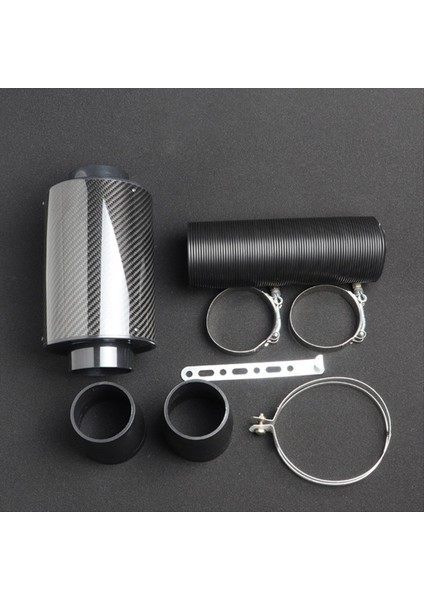 Araç Evrensel Emme Hava Kutusu Kiti Hava Filtre Kiti Hava Hava Emme Modifiye Kit Akışlı Karbon Fiber Araç Modifiye Aksesuarlar (Yurt Dışından) indirimleri