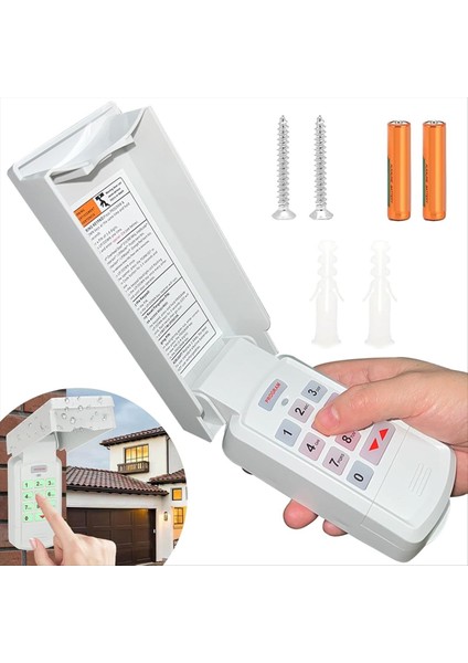 22 In1 Garaj Kapı Açıcı Kablosuz Tuş Takımı Tüm Genie/tepegöz/intelcode/dip Anahtarı Garaj Kapı Açıcıları ile Uyumlu (Yurt Dışından)