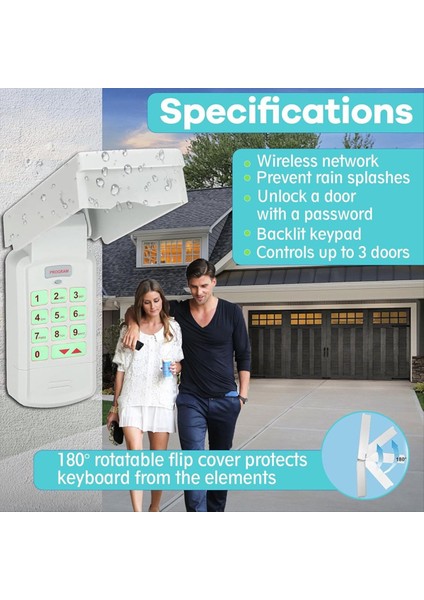 22 In1 Garaj Kapı Açıcı Kablosuz Tuş Takımı Tüm Genie/tepegöz/intelcode/dip Anahtarı Garaj Kapı Açıcıları ile Uyumlu (Yurt Dışından) modelleri