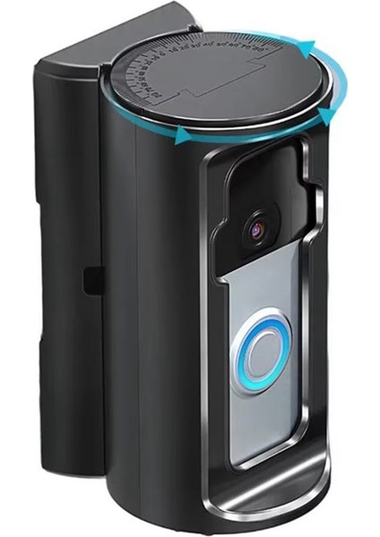 Yeni Yüzük Kapı Zi Montaj Yok Matkap Yüzük Kapısı Tutucu Kapı Zi Montaj Yok Ayarlanabir Yüzük Kapı Zi Kılıfı Hırsını Anti (Yurt Dışından)