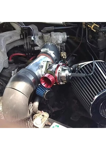 Evrensel Turbo Tahye Valfi Kiti Sti Fv Intercooler Atık Giriş Egzoz Valfi Araç Modifikasyonu Siyah (Yurt Dışından) modelleri
