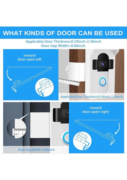 Hırsızlık Önleyici Video Kapı Zi Montajı Ringdoorbell Montajı Için Apartman Kapısı Ev Kiralama (Yurt Dışından) fırsatları