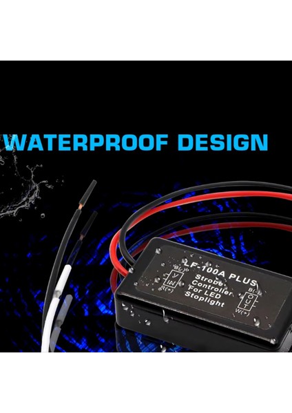 LF-100A Araç Flash Işık Denetleyicisi Flaş Kontrolör Flaşör Solunum Modülü Araba LED Fren Durdur Işık Modülü (Yurt Dışından) fırsatları