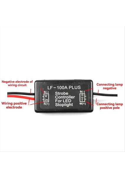 LF-100A Araç Flash Işık Denetleyicisi Flaş Kontrolör Flaşör Solunum Modülü Araba LED Fren Durdur Işık Modülü (Yurt Dışından) indirimleri