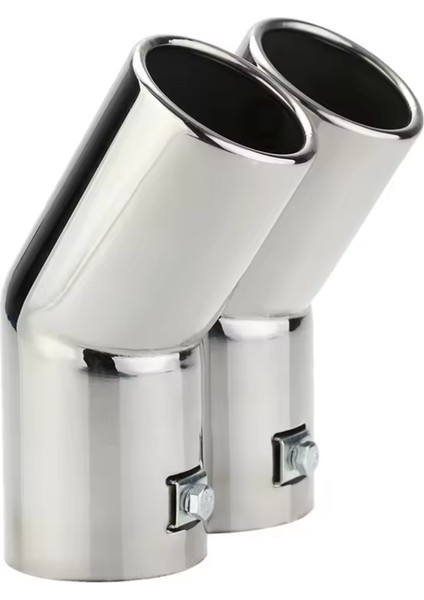 Vw Golf Için 4 Bora Jetta Araç Egzoz Kuyruk Borusu Çift Borular Paslanmaz Çek Egzoz Kuyruk Basağı Muffler Tips (Yurt Dışından)