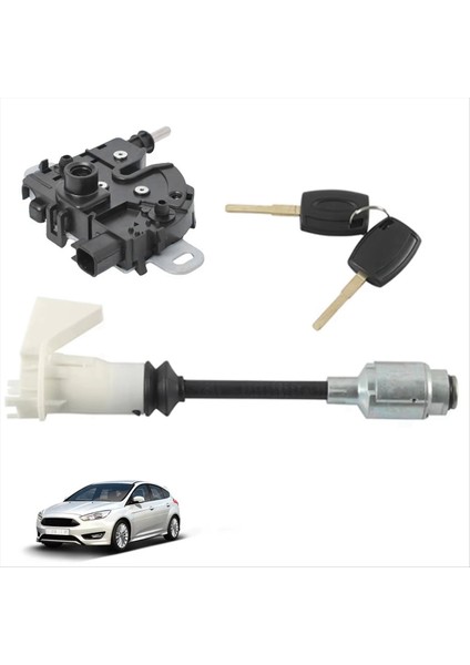 Kaput Serbest Bırak Kidi + Kaput Kidi Hood Lock Onarım Kiti 3M5116700BC 1343577 4M5AA16B970BA Ford Focus Için (Yurt Dışından) indirimleri