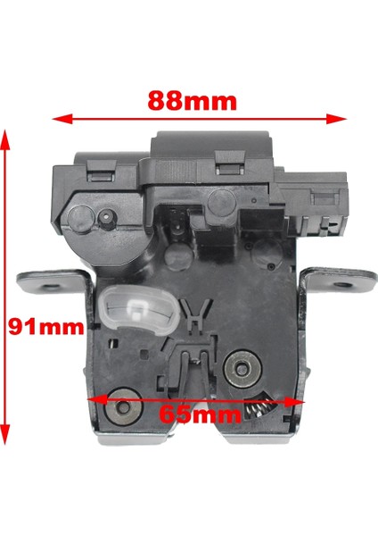 90502-2DX0A Bagaj Kapağı Önyükleme Kapak Bagaj Kit Aktüatör Nissan Micra Mk3 Qashqai J10 Tiida C11 C12 (Yurt Dışından) fırsatları