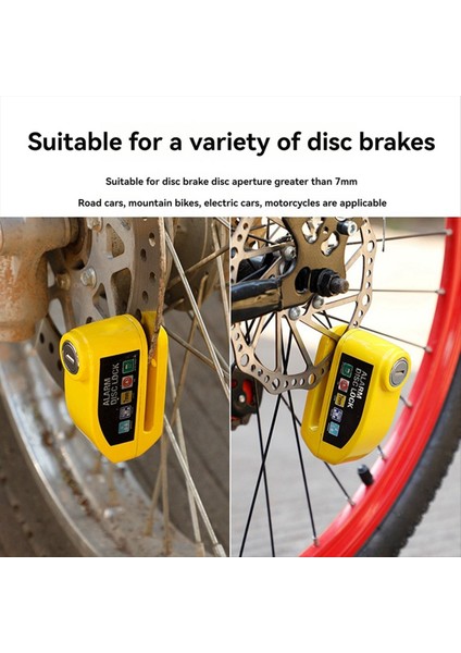 Bisiklet Elektrik Araç Motosiklet Tekerleği Disk Fren Kidi Güvenği Hırsızlık Karşıtı Motosiklet Asma Kit Kidi Gümüş (Yurt Dışından) modelleri