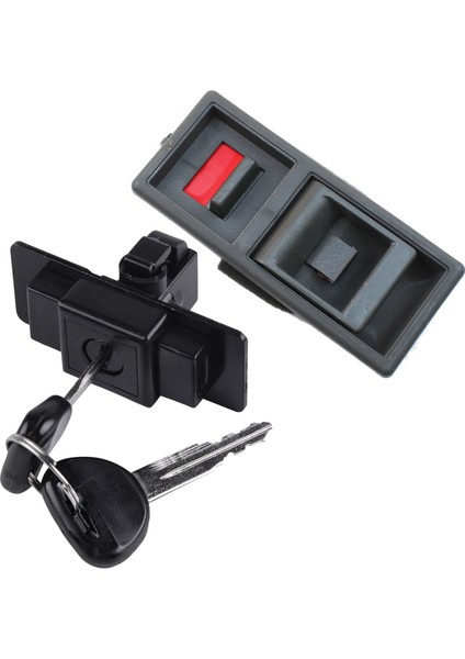 2 Adet Mitsubishi Için Araç Aksesuarları 1 Pcs MB846665 Torluk Kulluk Kit Kidi ve 1 Pcs Araba Arka Bagaj Kapısı Kapı Tutma (Yurt Dışından)