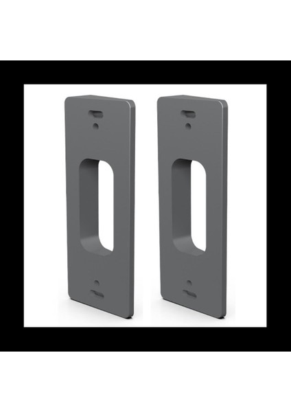 2x Ayarlanabir Açılı Kapı Zil Braketi Yüzük Video Kapı Zi Ev Kapı Zi Braketi Ayarlanabir (Sol ve Sağ) (Yurt Dışından)