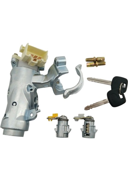 Ateşleme Kit Çekirdek Kontak Anahtarı Direksiyon Varil Kidi + Toyota Hilux 1997-2005 Için Ayarlanan 2 Tuşla Kapı Kidi (Yurt Dışından)