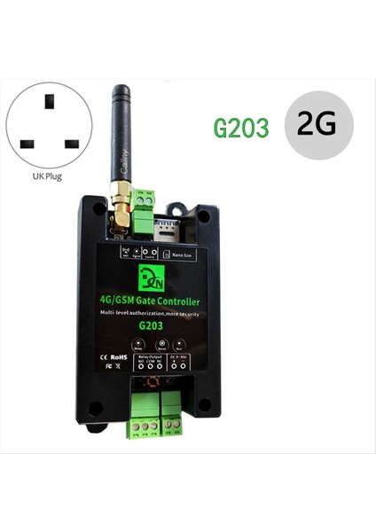 Gsm 2g Erişim Denetleyicisi Uzaktan Kontrol Kapısı Açıcı Uzaktan Açık/kapalı Röle Anahtarı Erişim Kontrolü Garaj Kapısı Ingiltere Fiş (Yurt Dışından) modelleri