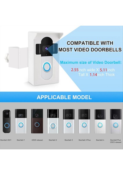 Hırsızlık Önleyici Video Kapı Zi Montajı Ringdoorbell Montajı Için Apartman Kapısı Ev Kiralama (Yurt Dışından) indirimleri