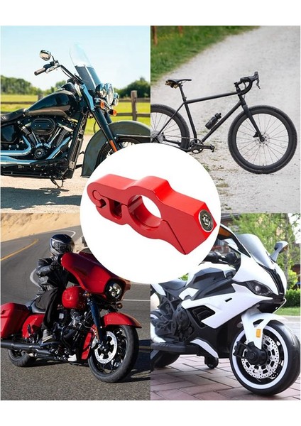 Motosiklet Kidi 2 Anahtarlı Gidon Kidi Motosiklet Bisikleti Atv Scooter Için Hırsızlık Karşı Motosiklet Fren Kidi - Kırmızı (Yurt Dışından) fırsatları