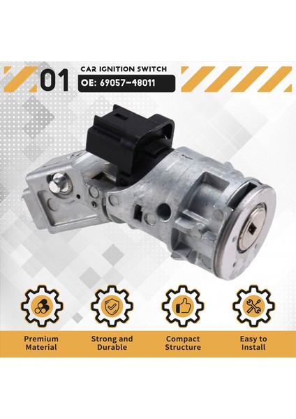 Araba Ateşleme Anahtarı Kontak Anahtarı Kit Çekirdek Montajı 69057-48011 69057-41010 Citroen Berngo Için (Yurt Dışından) fırsatları