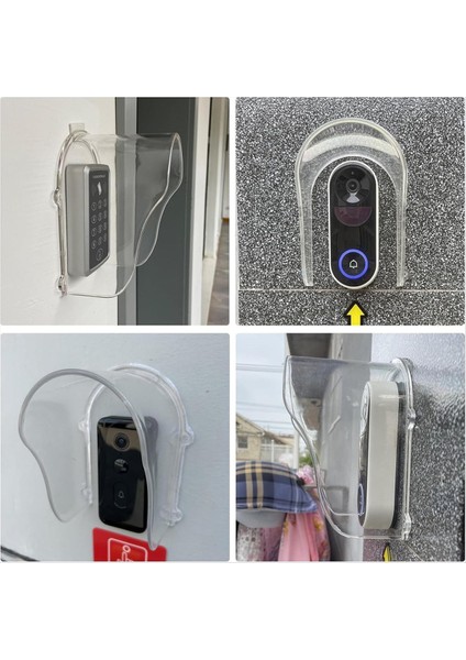 Kapı Zi Yağmur Kapağı Yüzük Kapı Zi Kapak Kapı Erişim/garaj Kapı Açıcı Için Su Geçirmez Koruyucu Erişim Şeffaf (Yurt Dışından) fırsatları