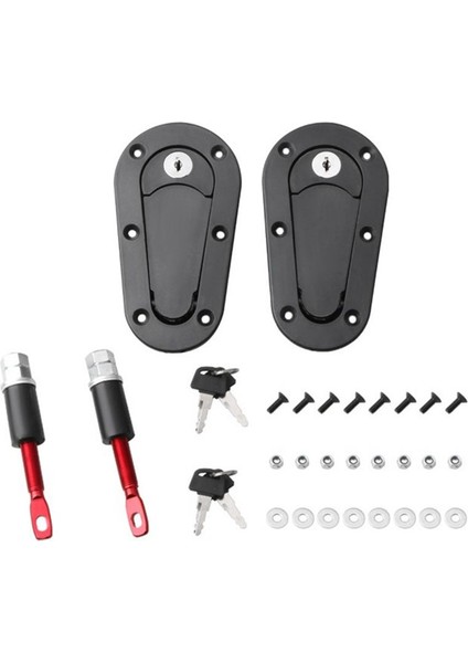 Universal Hood Kitler Kaput Kitleri Kaput Pimleri Kaput Kit Kiti Kit Araç Aksesuarları Siyah (Yurt Dışından) fiyatları