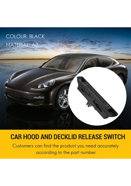 Araba Hood ve Deckd Serbest Boşluk Anahtarı For-Porsche 911 987 997 Boxster Cayman Carrera 99761310502A05 (Yurt Dışından) fırsatları