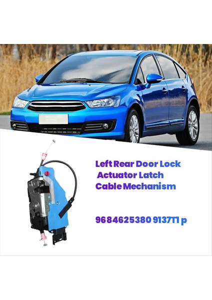 Peugeot Citroen Kapı Kablosu Kablo Mekanizması Için Araba Arka Kapı Kit Bloğu Aktüatör 9684625380 9137T1 Sol (Yurt Dışından) fırsatları