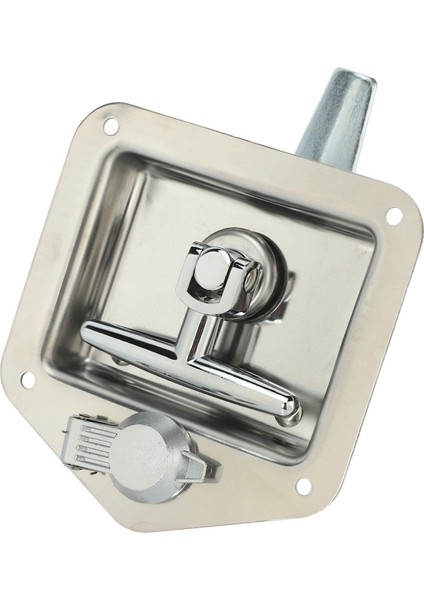 2x Paslanmaz Çek Katlanır T-Şekil Tutar Kit Alet Kutusu Key Kamyon Römork Araç Kutusu Elektrik Kabini (Yurt Dışından) fiyatları