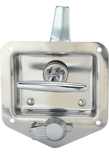 2x Paslanmaz Çek Katlanır T-Şekil Tutar Kit Alet Kutusu Key Kamyon Römork Araç Kutusu Elektrik Kabini (Yurt Dışından) fırsatları