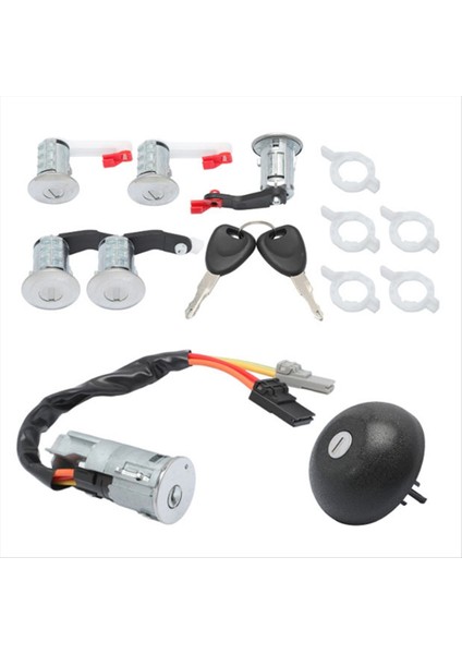 Araba Ateşleme Direksiyon Anahtarı Namlu Kidi 7701471591 7701471592 7701475696 Opel Movano Renault Laguna I Master Iı (Yurt Dışından)