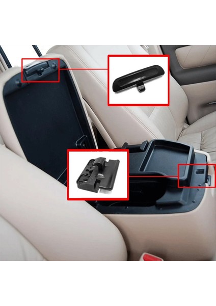 Toyota Land Cruiser Için 100 LC100 UZJ100 1998-2006 Araba Iç Önden Köşeden Tatlık Kutusu Kit Mandal (Yurt Dışından) modelleri