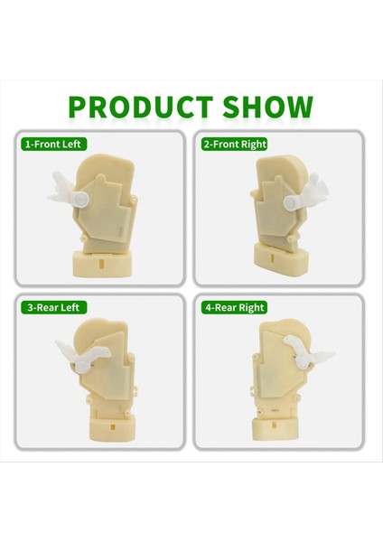 1 Set Yeni Araba Kapı Kidi Aktüatör Kapısı Yakın 69110-30010 69120-52030 69130-52010 69140-52010 Toyota Için (Yurt Dışından) fiyatları