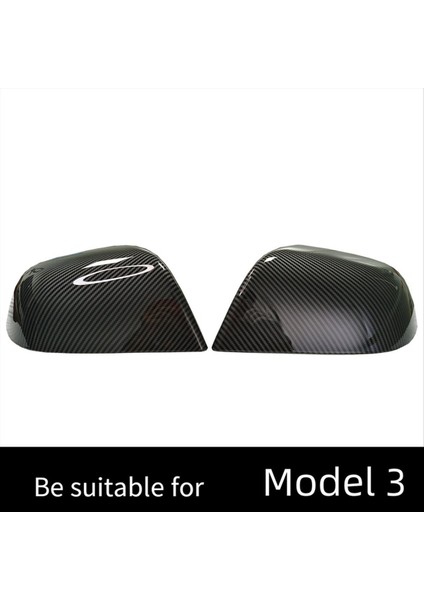 Tesla Model 3 2018-2024/MODEL Y Dış Yan Ayna Kapağı Için Araba Arka Ayna Kapağı Kapak Karbon Fiber Desen (Yurt Dışından) fırsatları