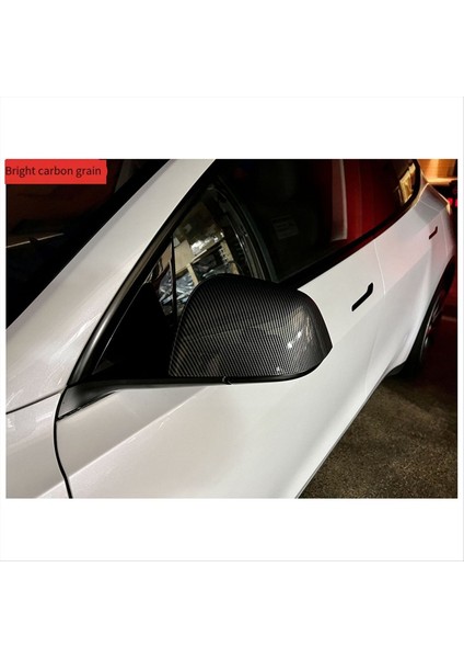 Tesla Model 3 2018-2024/MODEL Y Dış Yan Ayna Kapağı Için Araba Arka Ayna Kapağı Kapak Karbon Fiber Desen (Yurt Dışından) indirimleri
