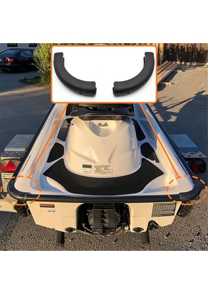 Sea Doo Gtı Gtx Rxp x Rxt Wake Pro Accessories Için Arka Tampon Köşe Kapağı Kiti (1pc 291002244&#39 Ü Değiştirin) (Yurt Dışından) indirimleri