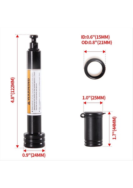 Hitch Alıcı Pin Kidi Römork Alıcı Kidi 2-1/2inch Alıcı Için 5/8 Inç Pin ile (Yurt Dışından) fırsatları